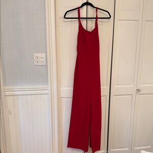 Elegant Red Women's jumpsuit